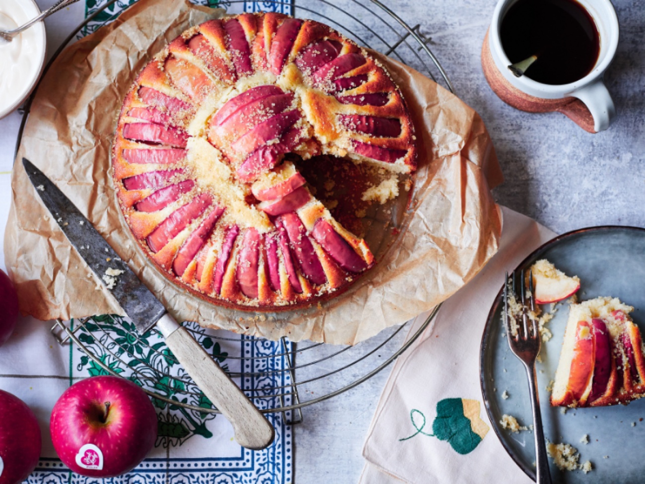 Pink Lady Apple Cake Living North